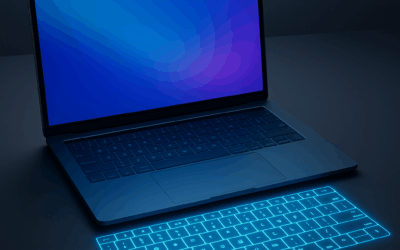 💻 Laptop con tastiera invisibile proiettata: rivoluzione portatile
